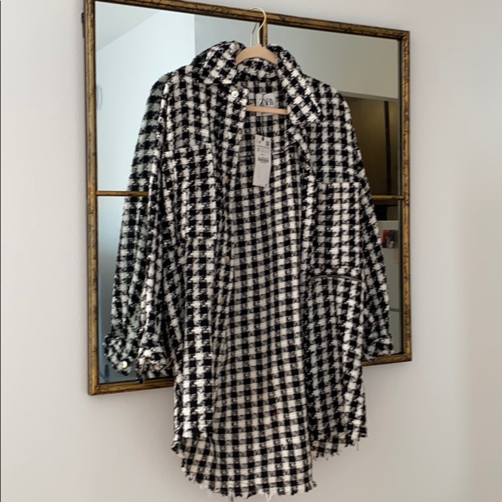 Zara tweed jacket size S